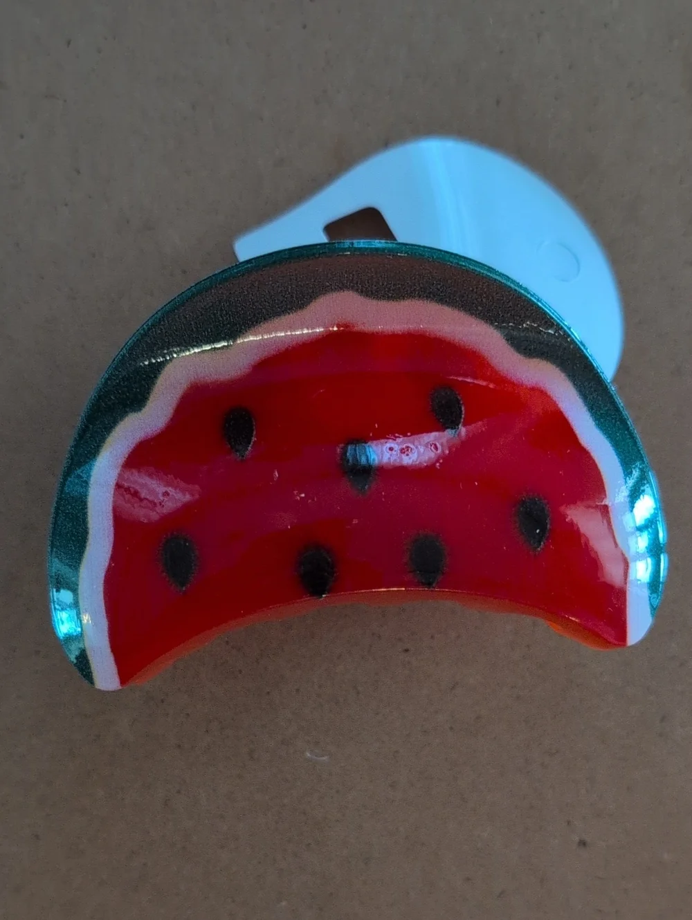 Watermelon Hair Clip - Red & Green